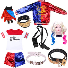 Carregar imagem no visualizador da galeria, Harley Quinn costume with haute couture design
