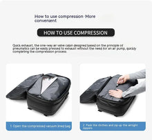 Carregar imagem no visualizador da galeria, Large capacity backpack with vacuum compression with motor
