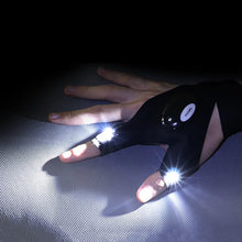 Carregar imagem no visualizador da galeria, Fingerless LED Glove for Outdoors
